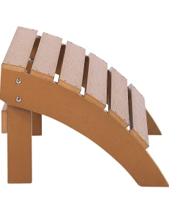 Sedia da giardino ADIRONDACK con poggiapiedi Marrone