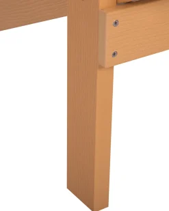 Sedia da giardino ADIRONDACK con poggiapiedi Marrone
