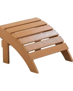 Sedia da giardino ADIRONDACK con poggiapiedi Marrone