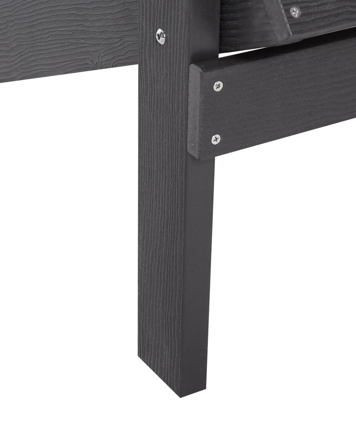 Sedia da giardino ADIRONDACK con poggiapiedi Grigio scuro