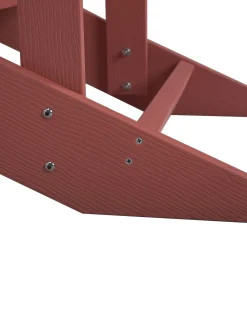 Sedia da giardino ADIRONDACK Rosso