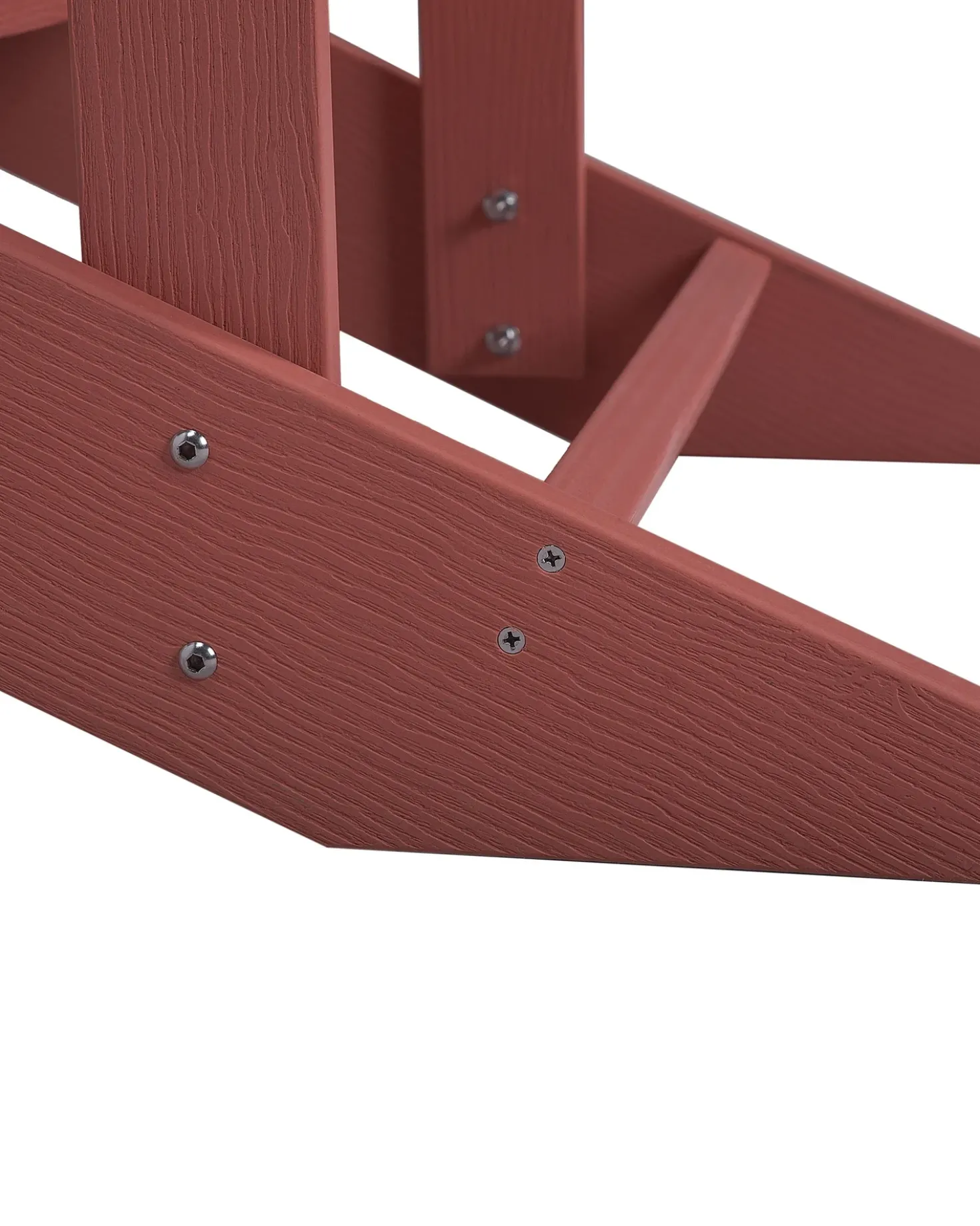 Sedia da giardino ADIRONDACK Rosso