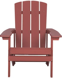 Sedia da giardino ADIRONDACK Rosso