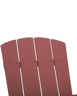 Sedia da giardino ADIRONDACK Rosso