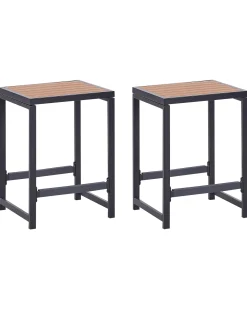 Sedia da giardino AVETRANA Metallo Nero