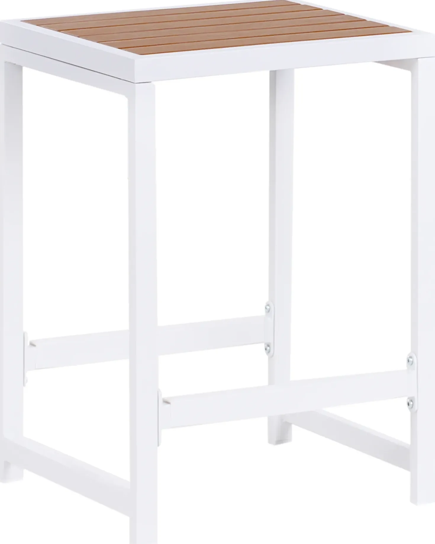 Sedia da giardino AVETRANA Metallo Marrone/Bianco