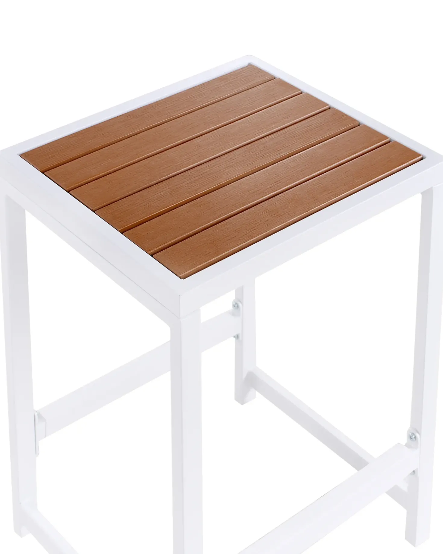 Sedia da giardino AVETRANA Metallo Marrone/Bianco