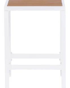 Sedia da giardino AVETRANA Metallo Marrone/Bianco