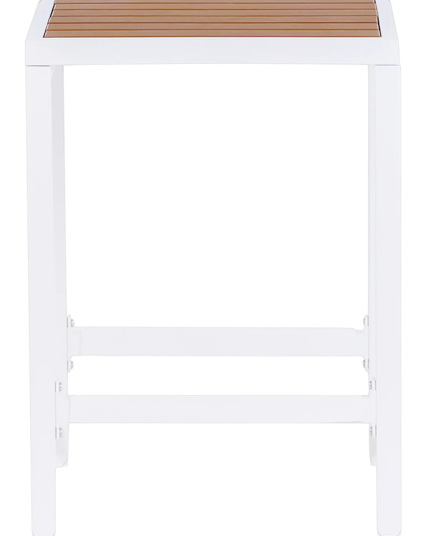 Sedia da giardino AVETRANA Metallo Marrone/Bianco
