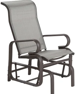 Sedia da giardino BORGIO Metallo Marrone/Grigio
