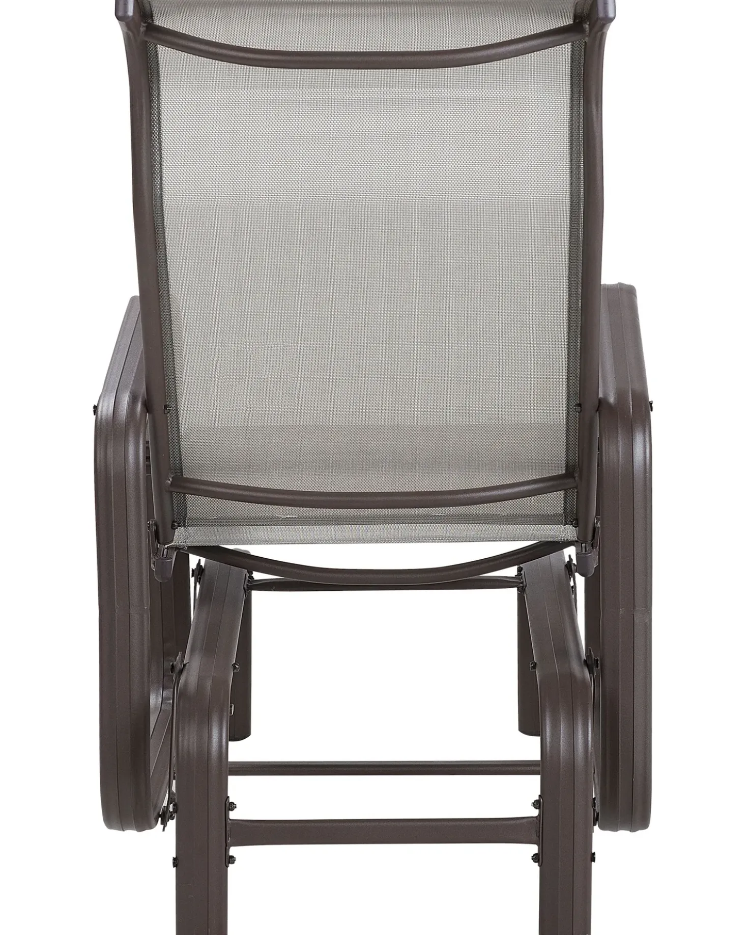 Sedia da giardino BORGIO Metallo Marrone/Grigio