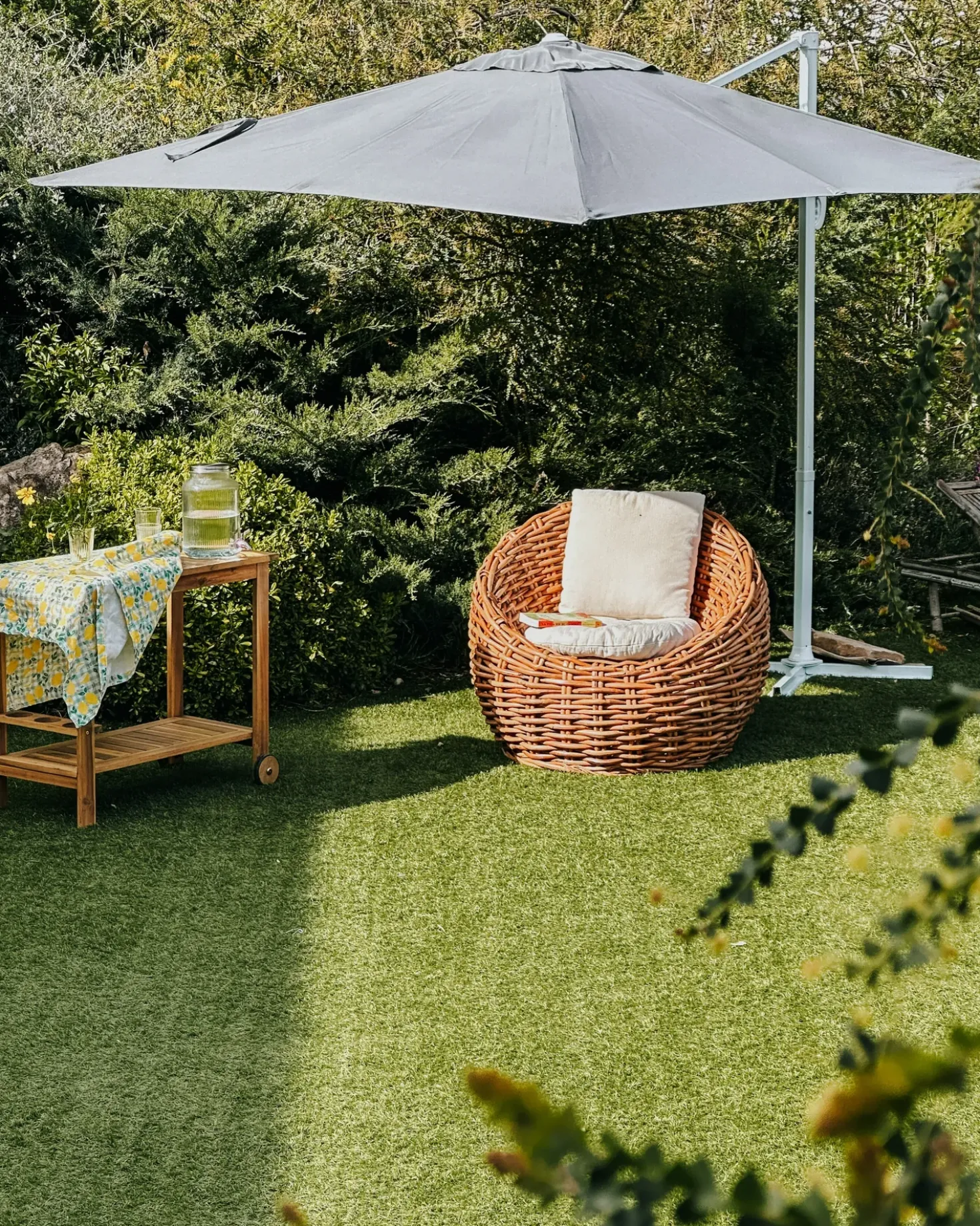 Sedia da giardino LERICI Rattan Naturale