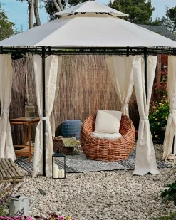 Sedia da giardino LERICI Rattan Naturale