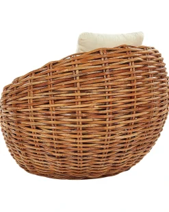 Sedia da giardino LERICI Rattan Naturale
