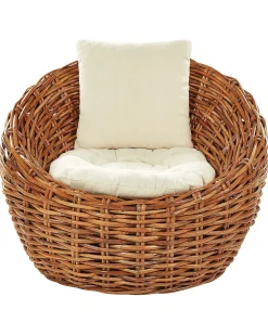 Sedia da giardino LERICI Rattan Naturale