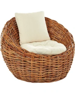 Sedia da giardino LERICI Rattan Naturale