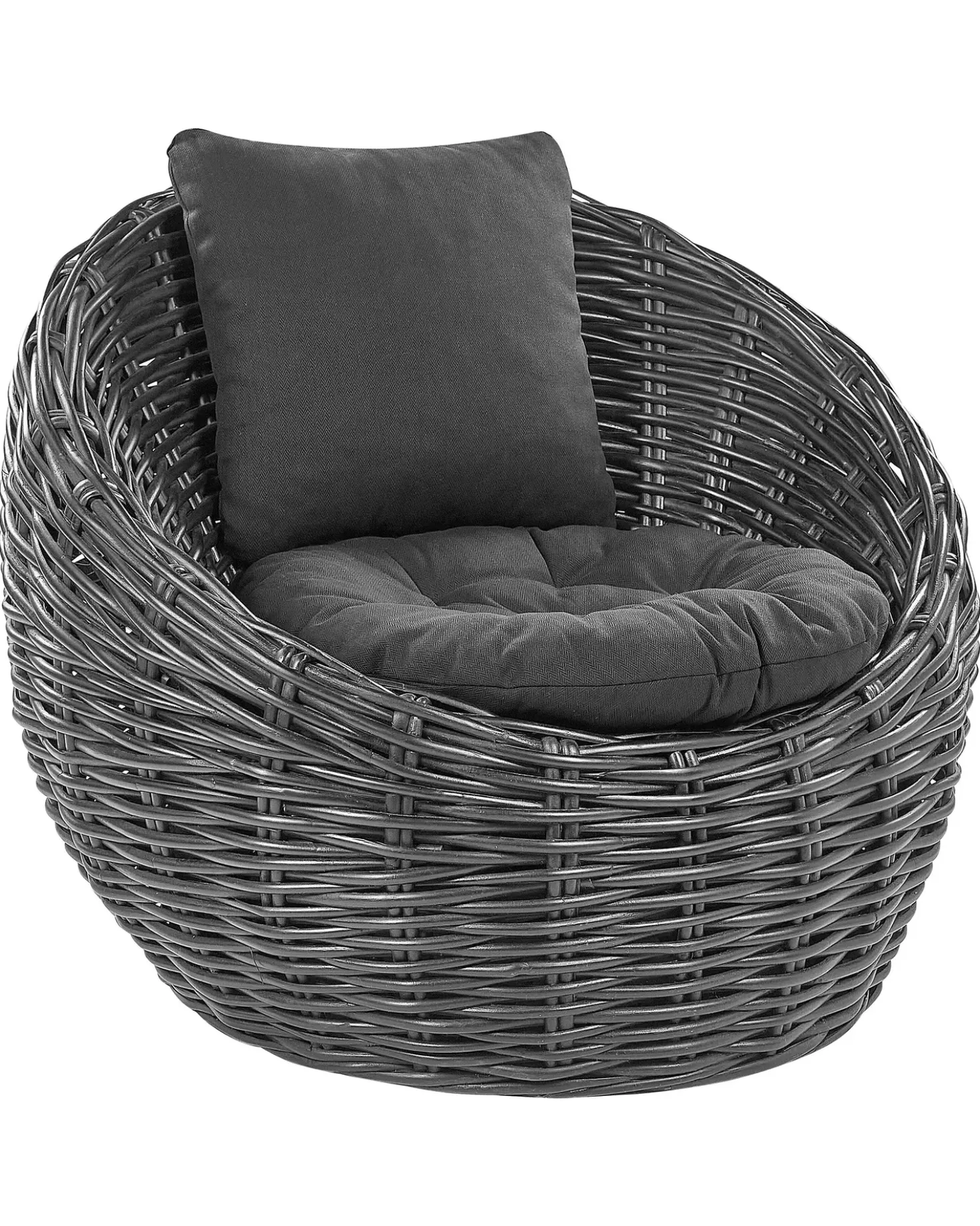 Sedia da giardino LERICI Rattan Nero