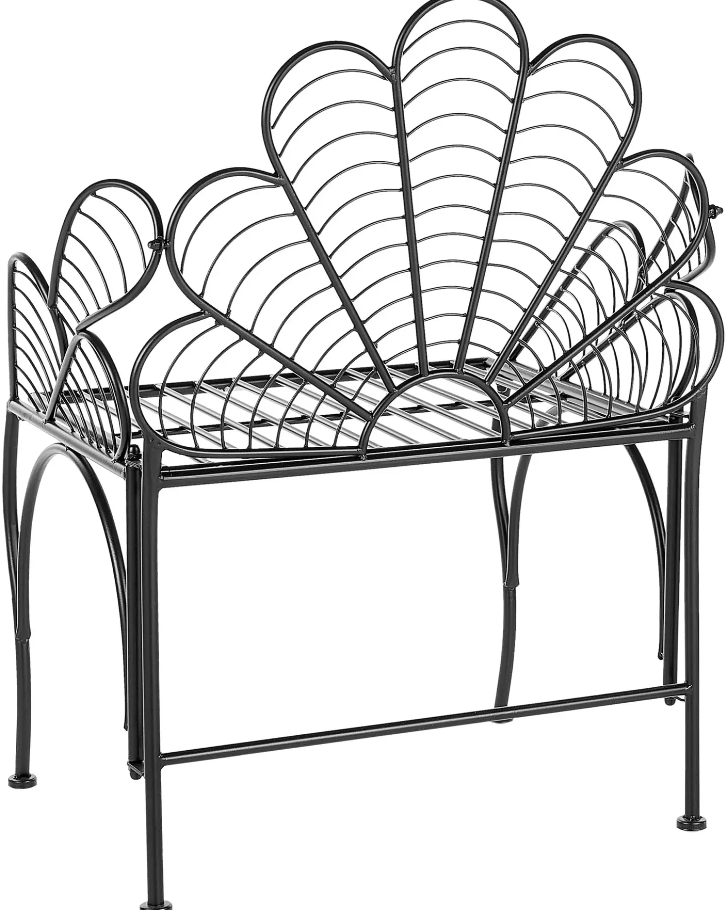 Sedia da giardino LIGURIA Metallo Nero