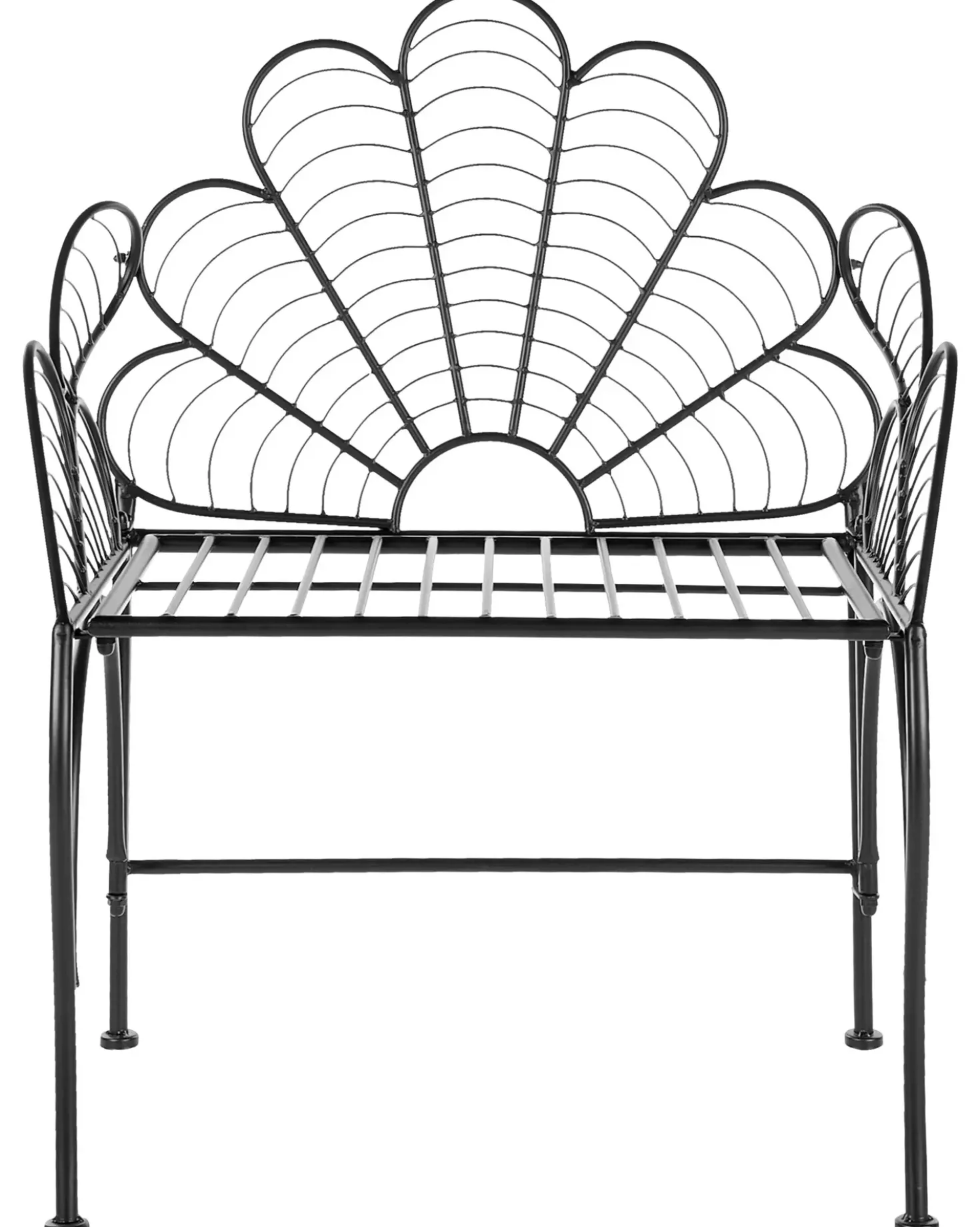 Sedia da giardino LIGURIA Metallo Nero