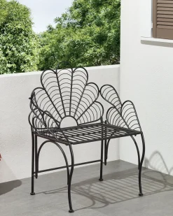 Sedia da giardino LIGURIA Metallo Nero