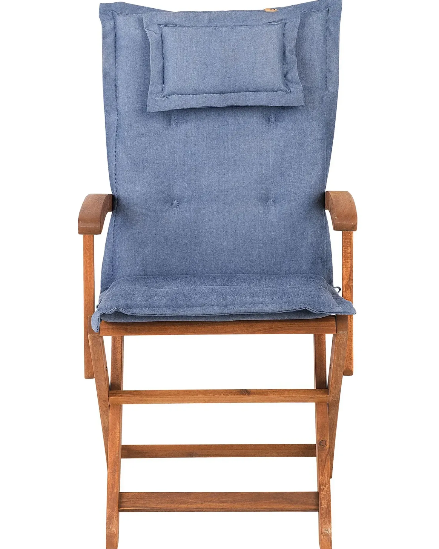 Sedia da giardino MAUI Legno d'acacia Blu