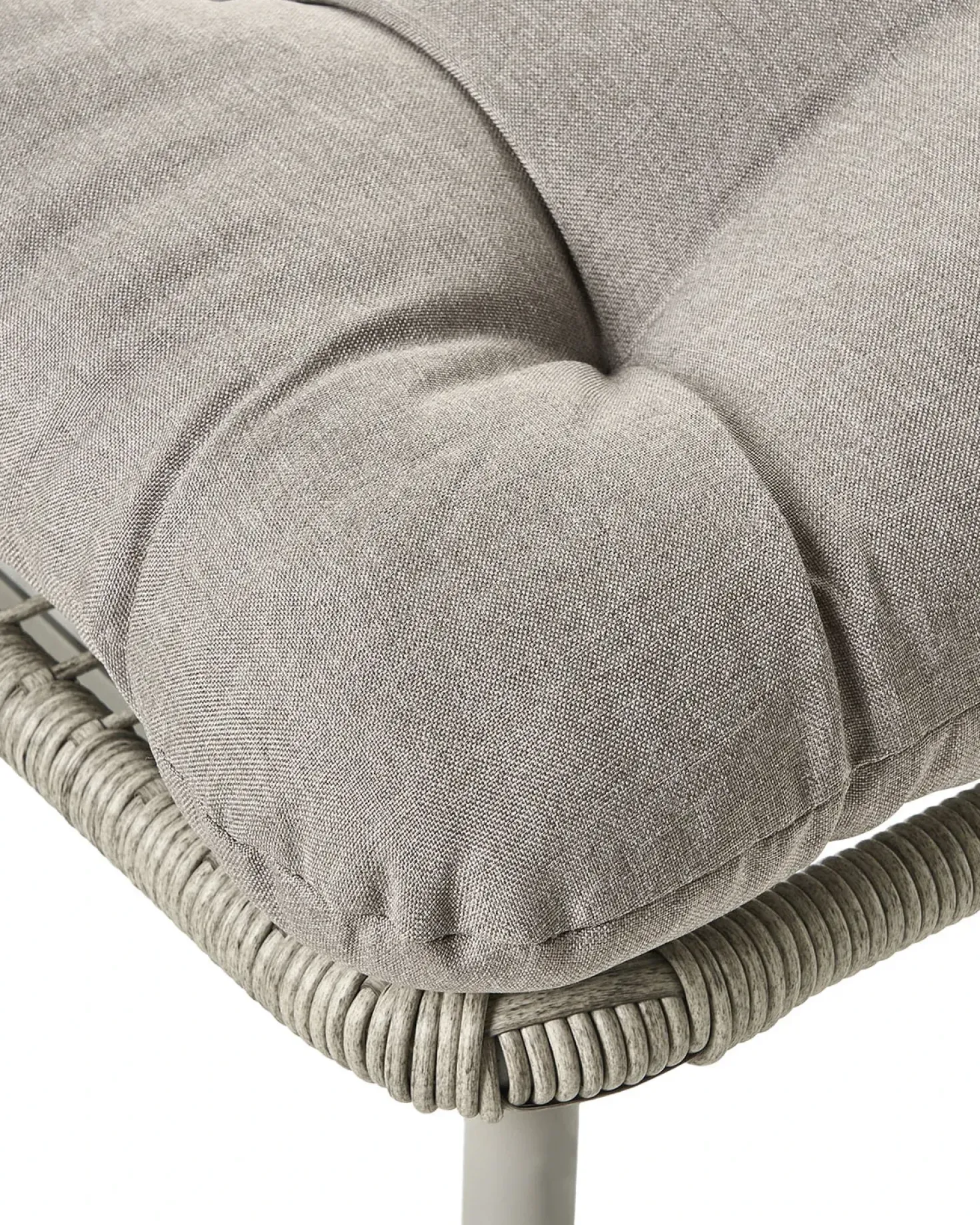 Sedia da giardino MURANO Rattan sintetico (PE) Grigio