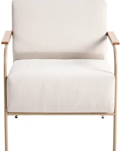 Sedia da giardino NIMIS con ottomana Beige chiaro