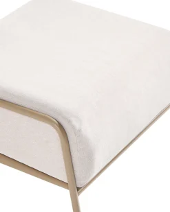 Sedia da giardino NIMIS con ottomana Beige chiaro