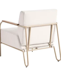 Sedia da giardino NIMIS con ottomana Beige chiaro