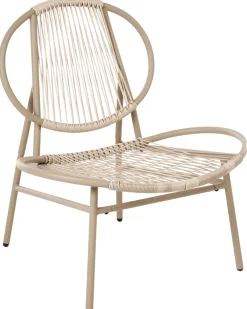 Sedia da giardino OVARO Rattan sintetico (PE) Beige