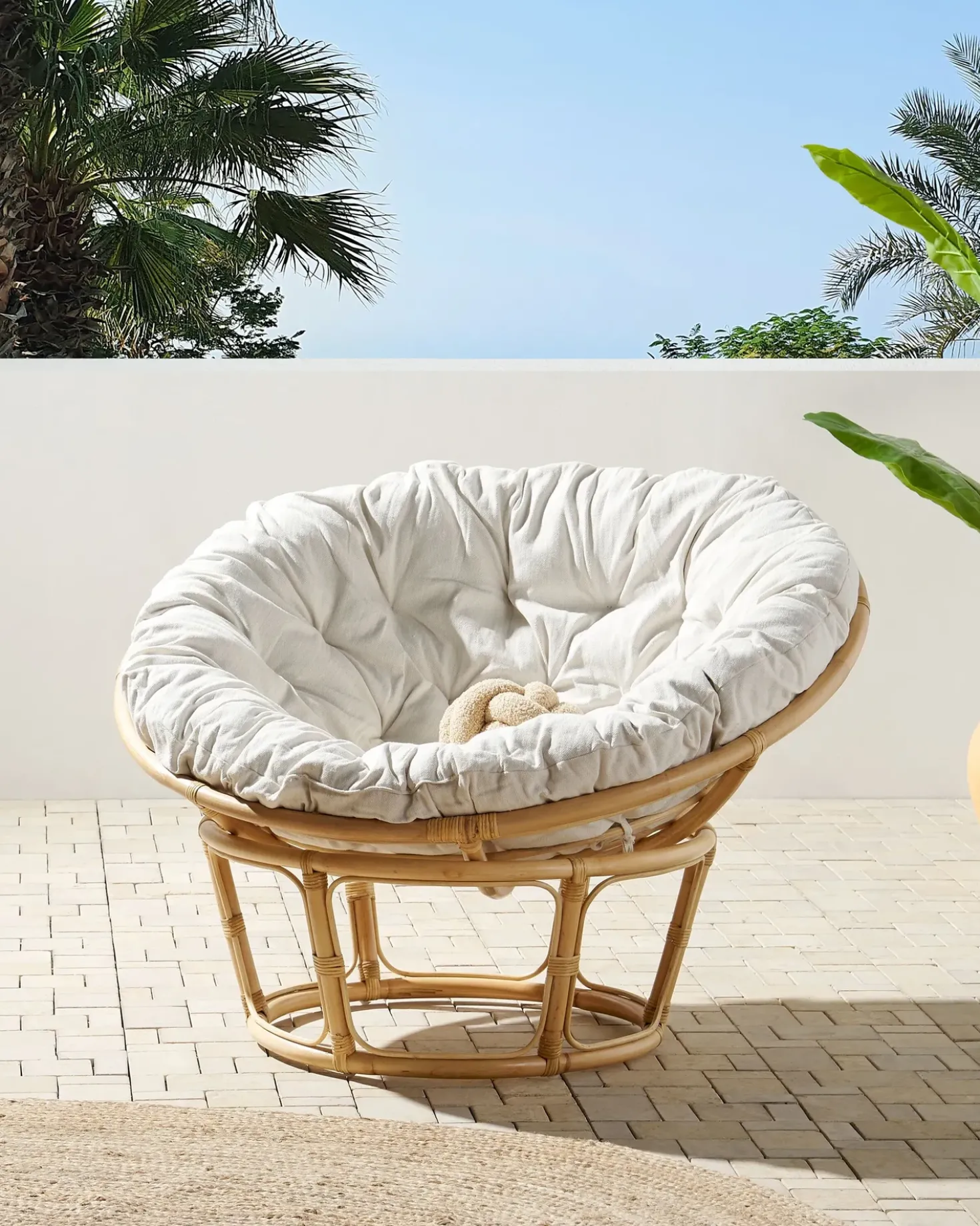 Sedia da giardino SALVO Rattan Naturale