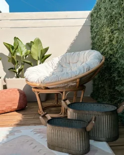 Sedia da giardino SALVO Rattan Naturale