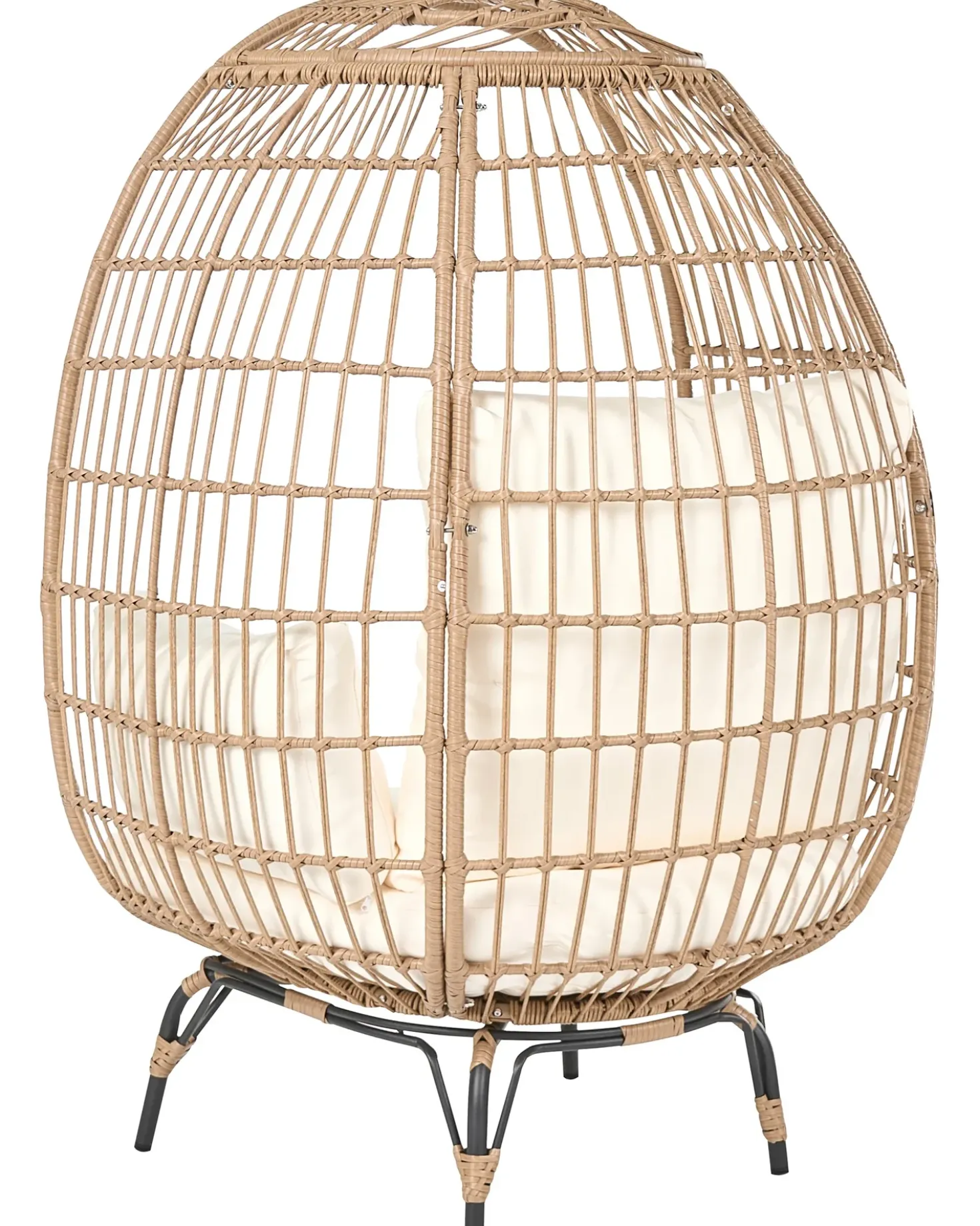 Sedia da giardino VEROLI Rattan sintetico (PE) Beige