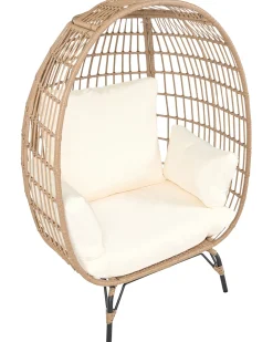 Sedia da giardino VEROLI Rattan sintetico (PE) Beige