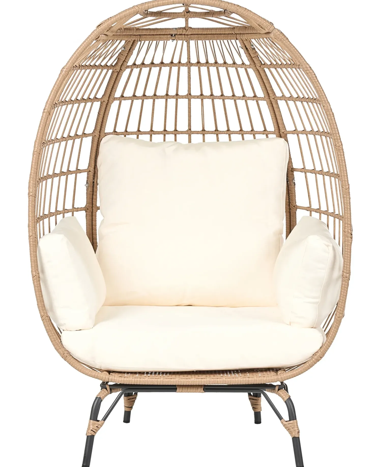 Sedia da giardino VEROLI Rattan sintetico (PE) Beige
