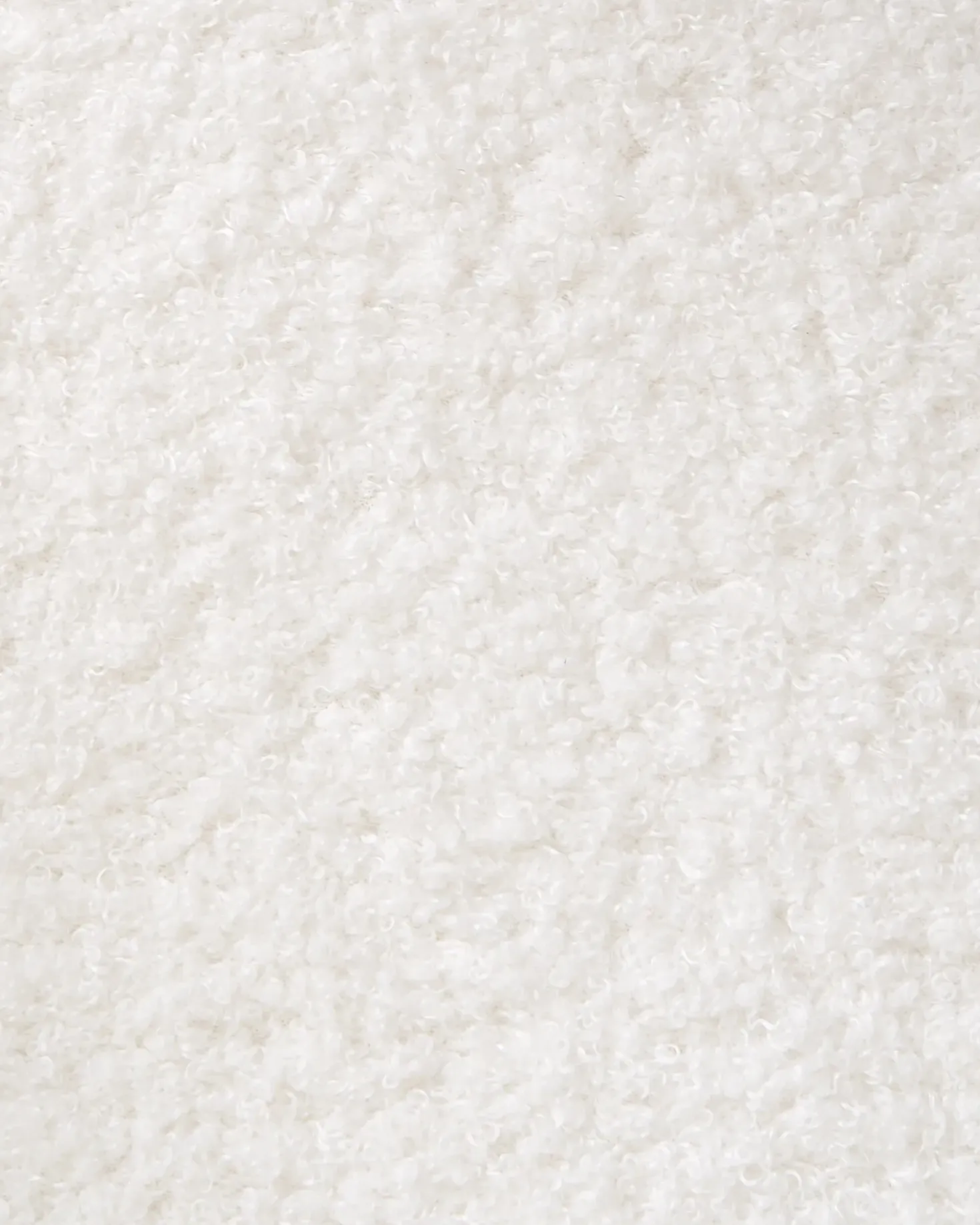 Sedia da pranzo ALGONA Bouclé Bianco sporco