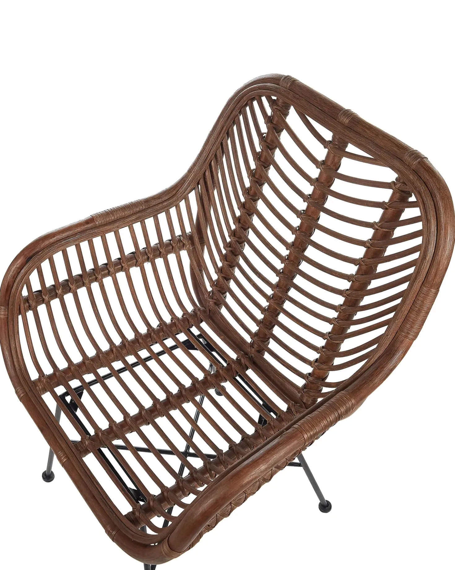 Sedia da pranzo CANORA Rattan Marrone