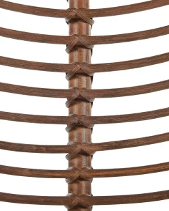 Sedia da pranzo CANORA Rattan Marrone