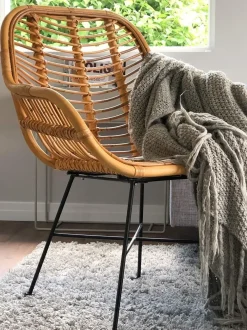 Sedia da pranzo CANORA Rattan Naturale