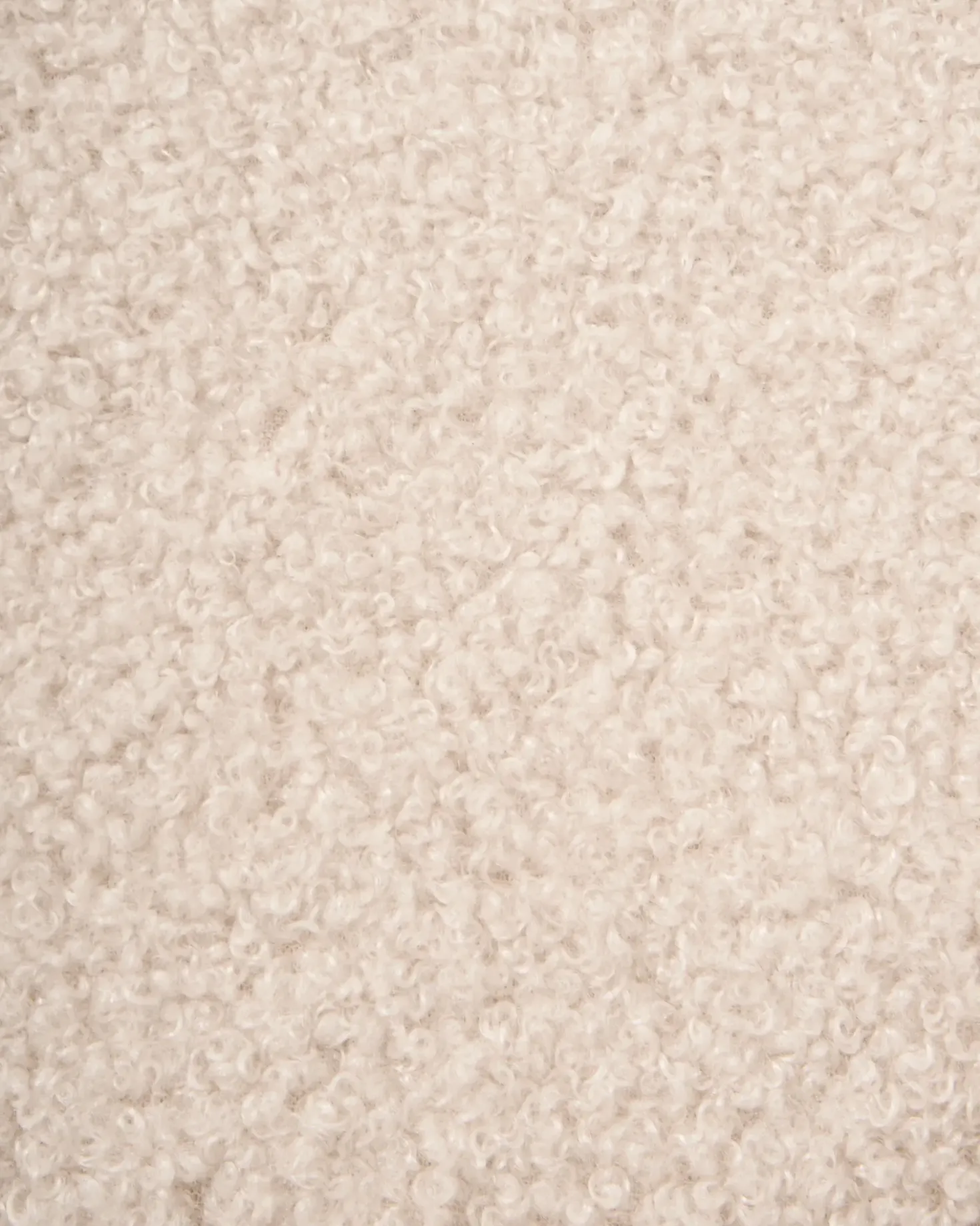 Sedia da pranzo HAYDEN Bouclé Beige chiaro
