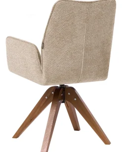 Sedia da pranzo MOKENA Lino sintetico Beige