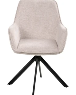 Sedia da pranzo MORNAS Lino sintetico Beige chiaro