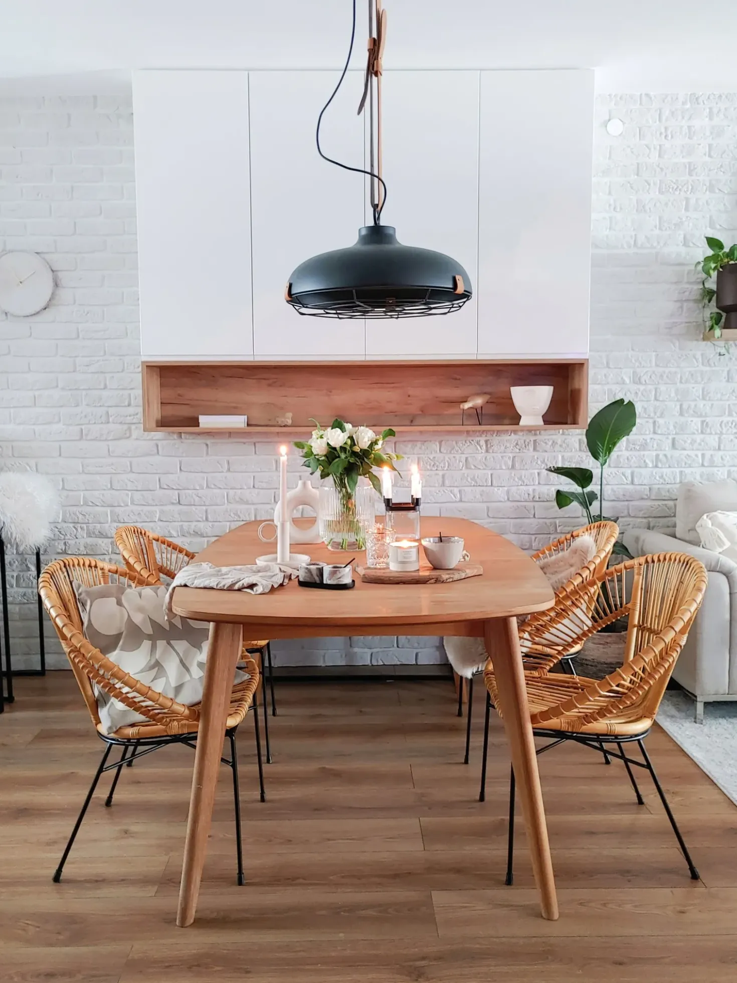 Sedia da pranzo SARITA Rattan Naturale
