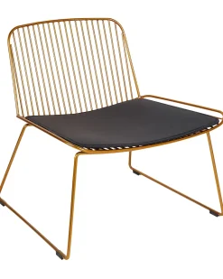 Sedia da pranzo SNORUM Metallo Oro