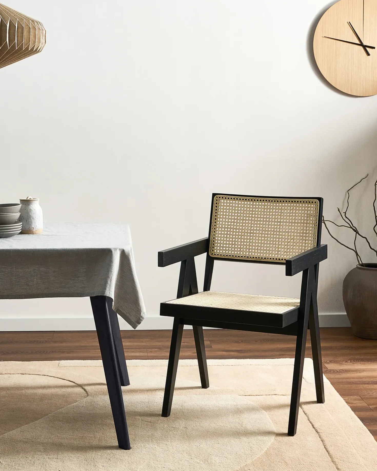 Sedia da pranzo WESTBROOK Legno Nero