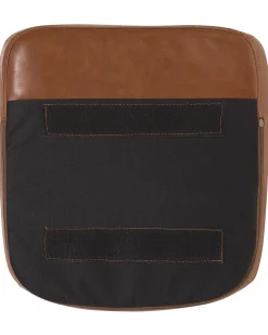 Sedia da pranzo YORKVILLE Pelle sintetica Marrone dorato