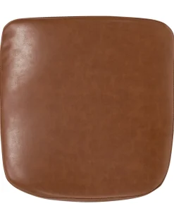Sedia da pranzo YORKVILLE Pelle sintetica Marrone dorato