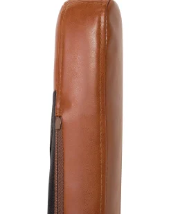 Sedia da pranzo YORKVILLE Pelle sintetica Marrone dorato