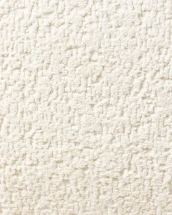 Sedia da scrivania ALPINE Bouclé Bianco sporco