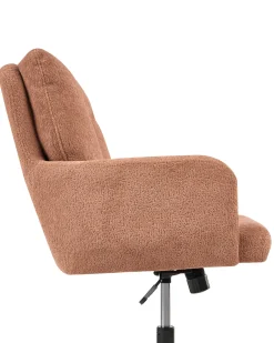 Sedia da scrivania ALPINE Tessuto Marrone dorato